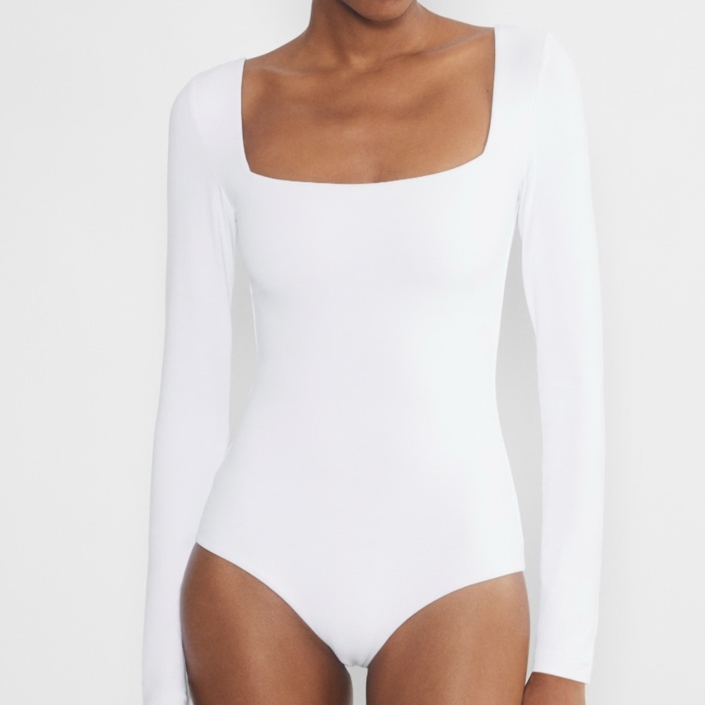 Babaton White Bodysuit